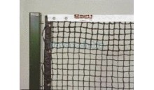 Tenisová síť COURT 90, černá 6-řad zdvojeno PE, 3.8 mm, černý lem