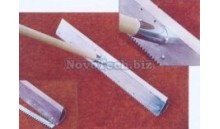 Hrablo Alu, oboustrann&eacute;, s v&yacute;měnnou ozubenou li&scaron;tou