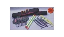 Minitenis - s BIMBI - School II (16 raket+32 m&iacute;čů, 2x s&iacute;ť+stojany)