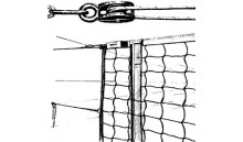 Bezuzlov&aacute; volejbalov&aacute; s&iacute;ť "Smash", PP, 3 mm, na obou stran&aacute;ch s vodic&iacute; kladkou