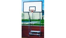 Konstrukce basketbalov&aacute; MOBIL, sklopn&aacute;, komplet, bez z&aacute;važ&iacute;