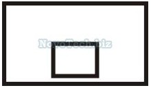 Deska basketbal 1,8x1,05m