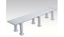 Lavička Stuttgart - 200 cm, b&iacute;l&aacute;